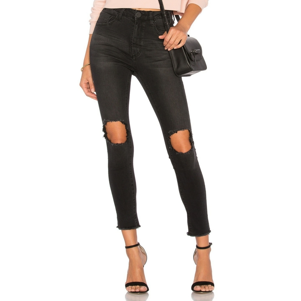 One Teaspoon | High Waist Freebird II Black Punk